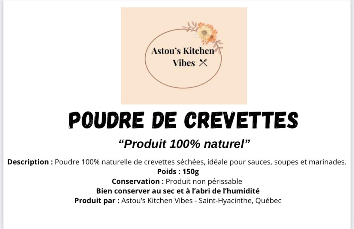 POUDRE DE CREVETTE