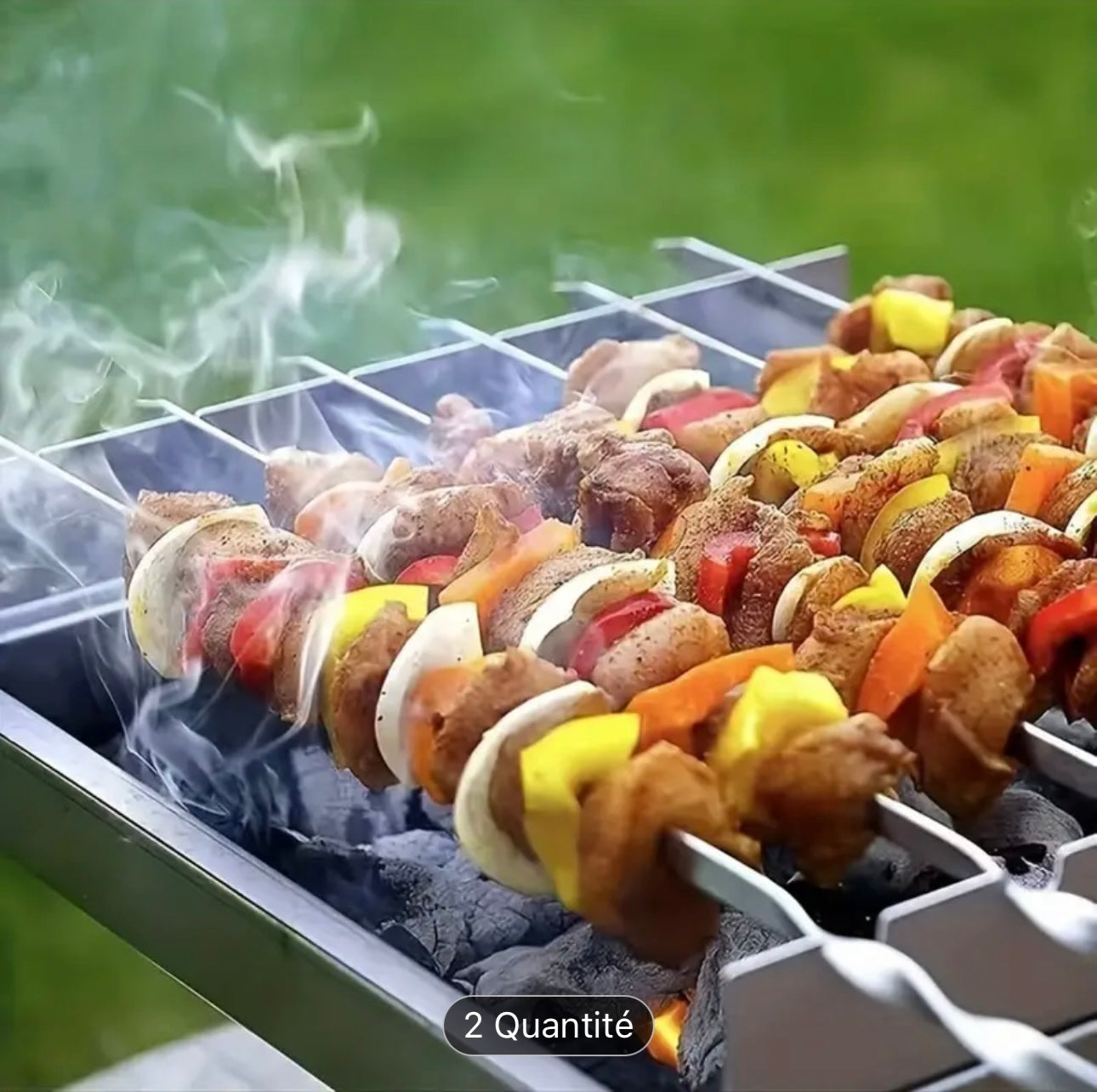 Brochettes de Barbecue en Inox – Lot de 30