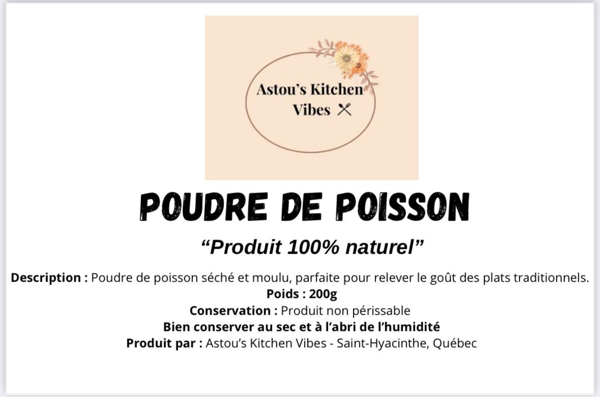 POUDRE DE POISSON