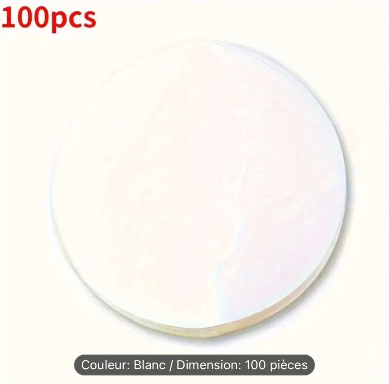Papier Antiadhésif pour Hamburger – Lot de 100 Feuilles