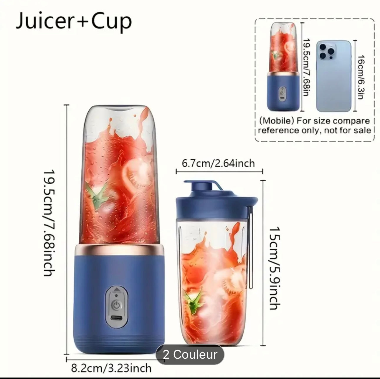 Blender Portable Jumperkits – Double Gobelet USB