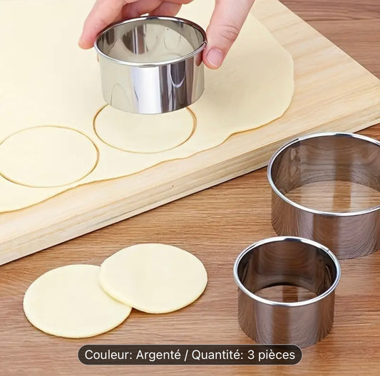 Moules à Dumplings en Inox – Lot de 3