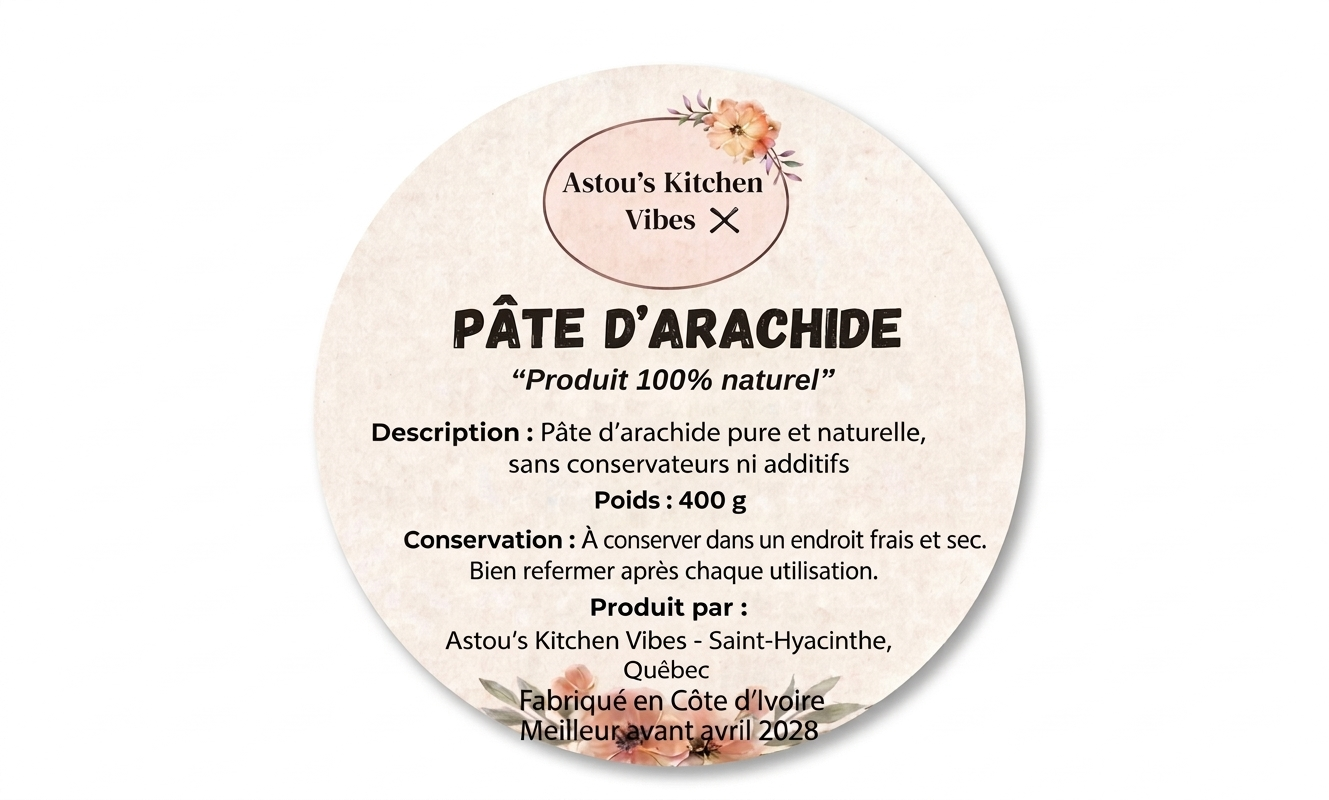 PÂTE D’ARACHIDE