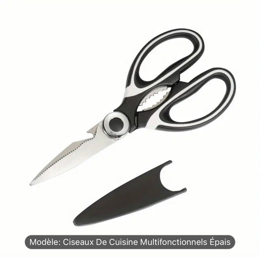 Ciseaux de Cuisine Multifonctionnels en Acier Inoxydable